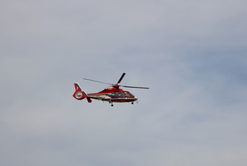 Helicopters and Rescue Work in Japan photo