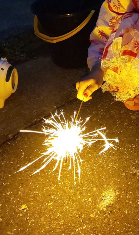 The summer 'must do' list: lighting sparklers photo