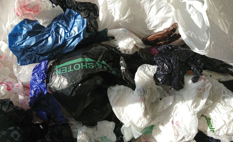 Got Bags? Make Plastic Yarn. photo
