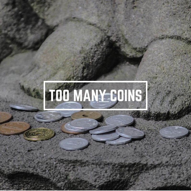 Too many coins photo