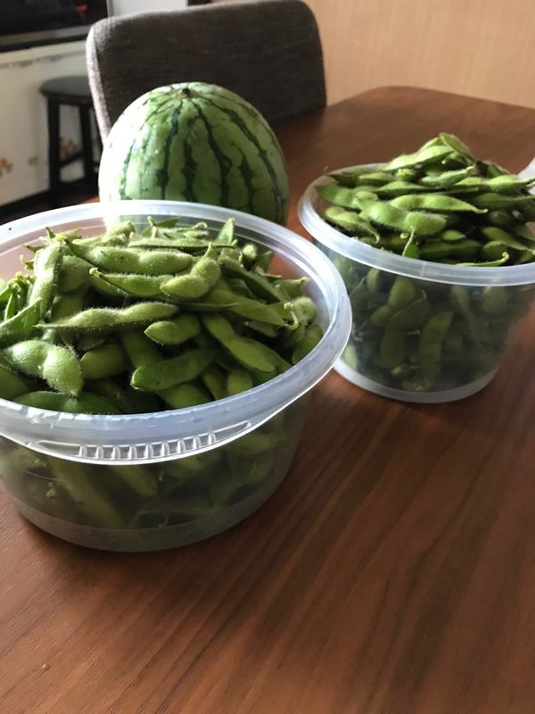 More edamame than you can poke a stick at! photo