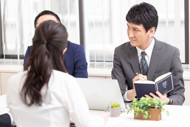 Work meetings in Japan photo