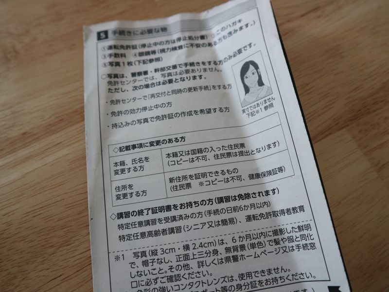 How to renew your Japanese driver license, and avoid an epic fail photo