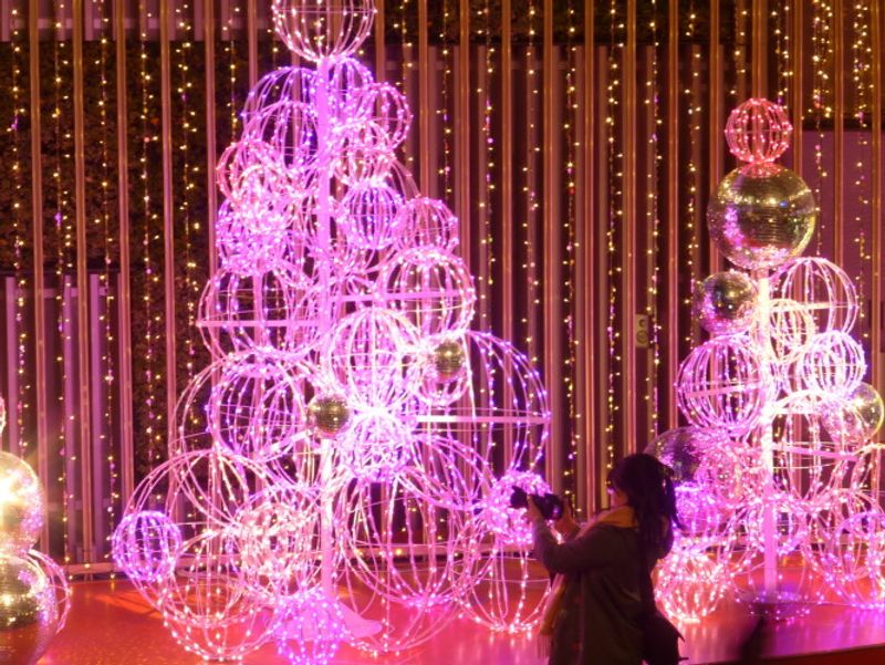 Illuminations d&#39;hiver du Japon: Lumière em up! photo