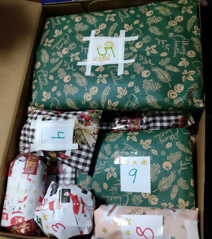 Homemade Advent Calendar Box-o-Presents photo