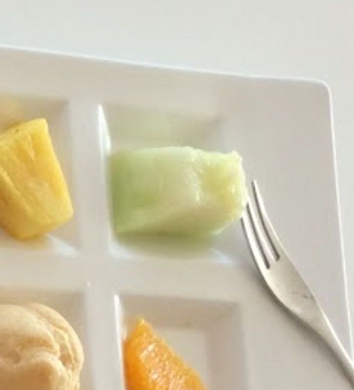 Out of season, but a day for melon all the same! photo