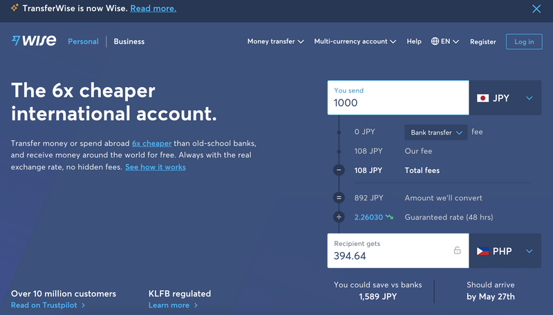 How to Send Money from Japan to Another Country via Japan Post and Wise (TransferWise) photo