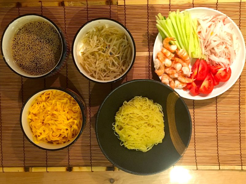 Summer Food in Japan: I Made Hiyashi Chuka (Cold Ramen) for the First Time! photo