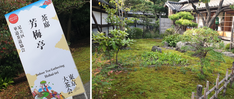 Outdoor Tea Ceremony in Autumn  photo