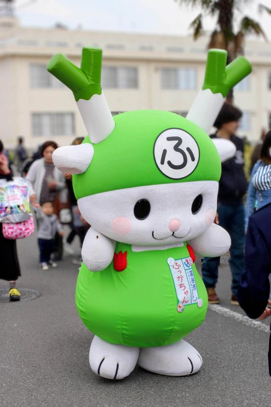 Fukkachan, the 'negi' mascot of Fukaya photo