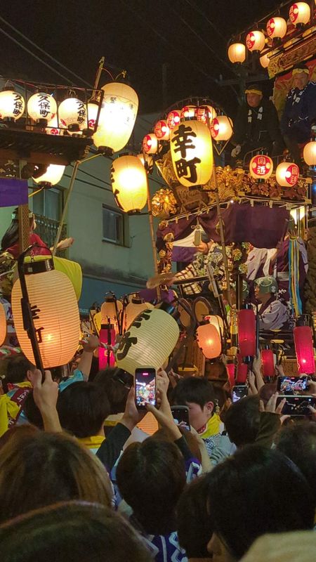 Hikkawase at Kawagoe festival photo
