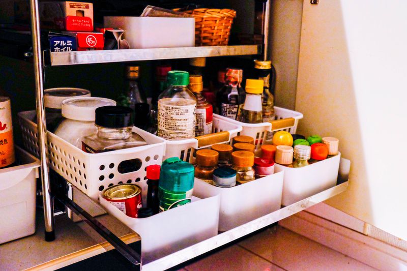 Как я организовываю свою кухню с магазинными материалами за 100 иен photo