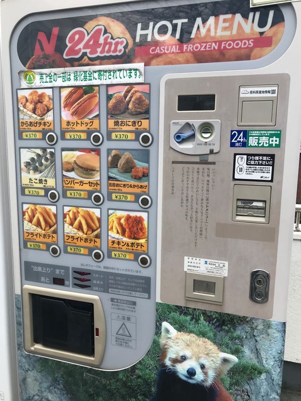 A hot meal vending machine photo