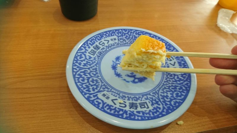 日本の箸でチーズケーキを食べる方法 photo