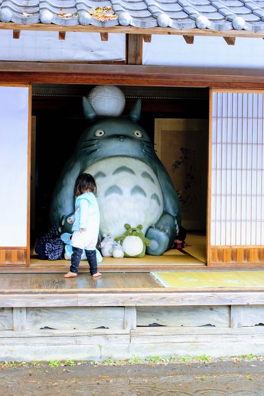 Retro Green Tea Factory with your neighbour Totoro! photo
