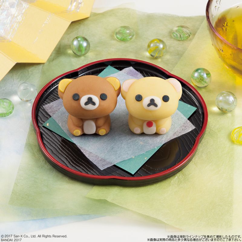 Too cute to eat: Rilakkuma and Korilakkuma wagashi set for release photo