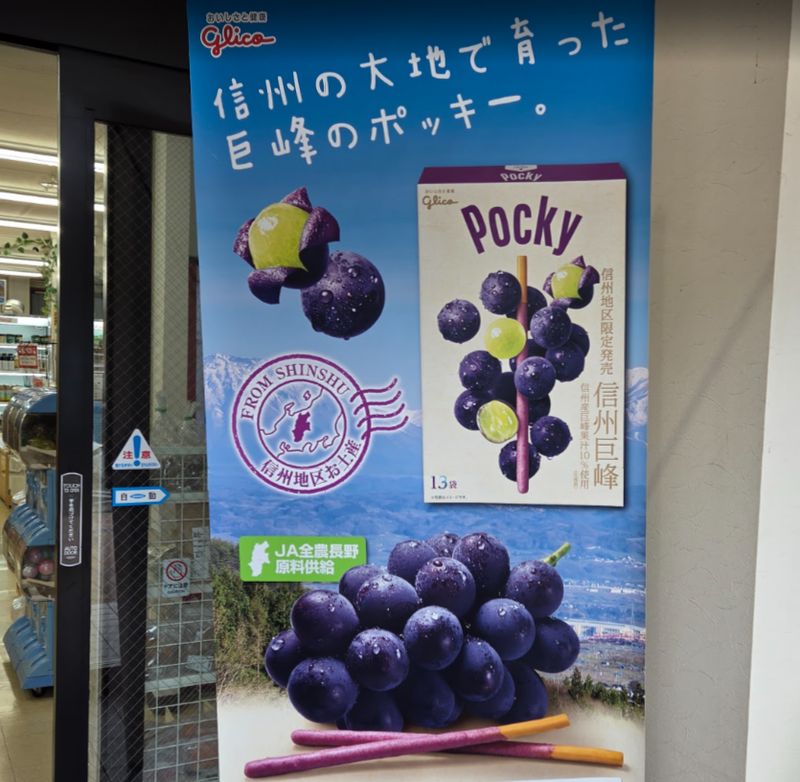 Fun Souvenirs on the Expressway: Shinshu Kyoho Pocky photo