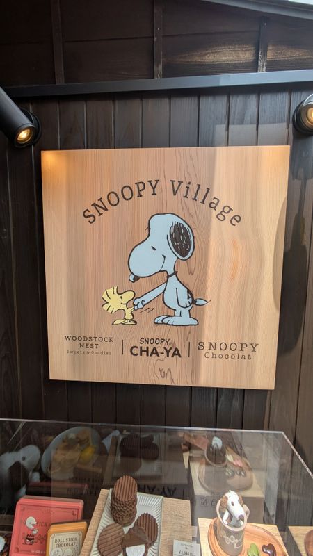 A sneak peak at the new SNOOPY Village photo