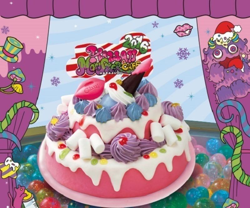 可爱妖怪咖啡厅的圣诞节蛋糕好真的是可爱! photo