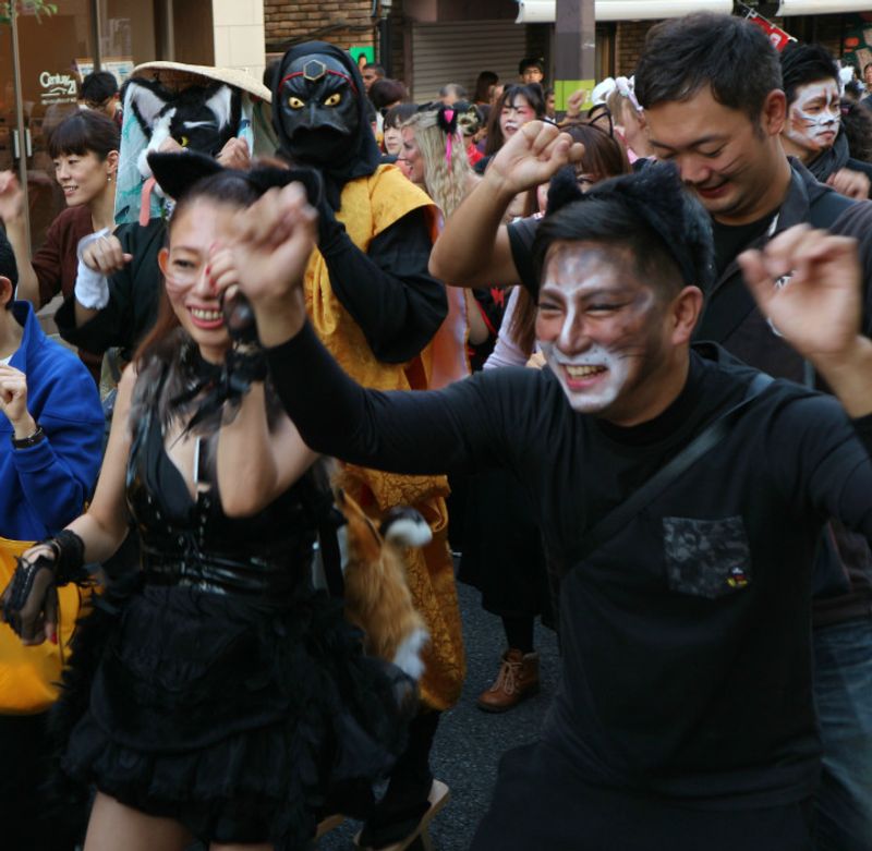Cat Dance: Bakeneko Festival (化け猫フェスティバル) in Kagurazaka, Tokyo photo