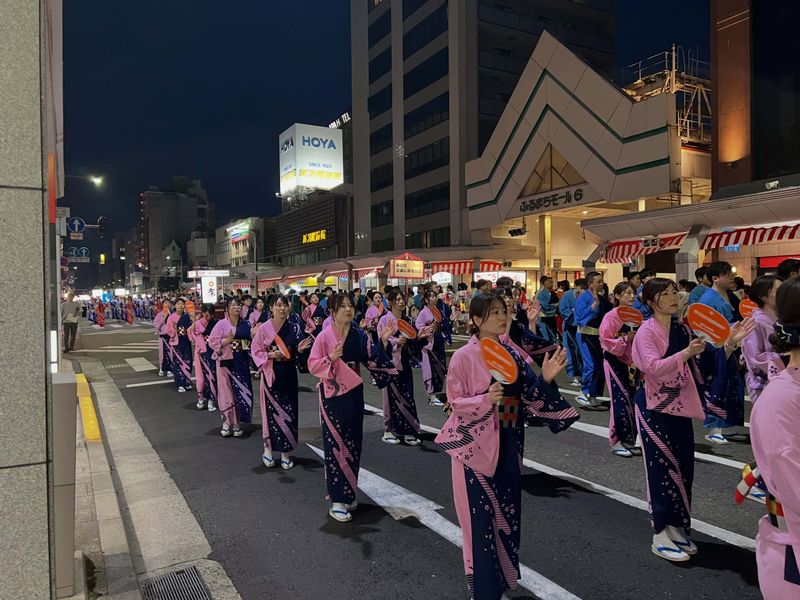After dark fun at the Niigata Festival photo