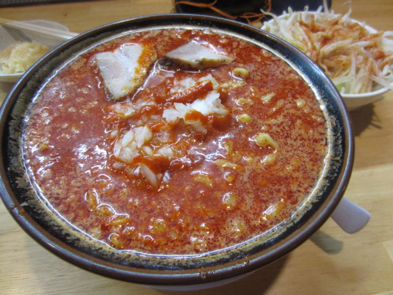 Eating An Extremely-Spicy Ramen photo