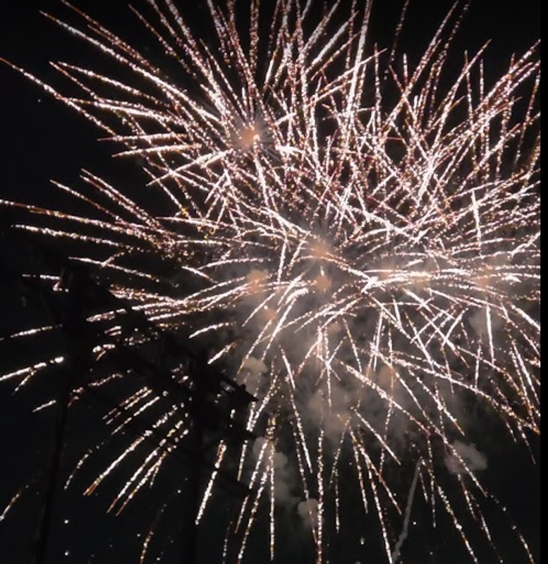 Surprising Fireworks at a Local Summer Festival photo