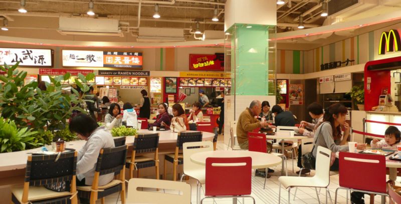 Comparing Famous Food Courts in Japan photo