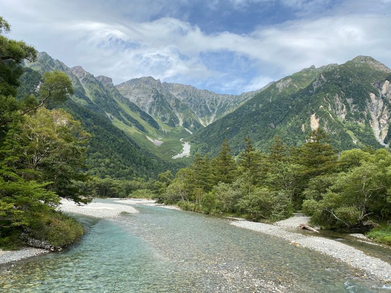 Un aperçu des Alpes japonaises photo