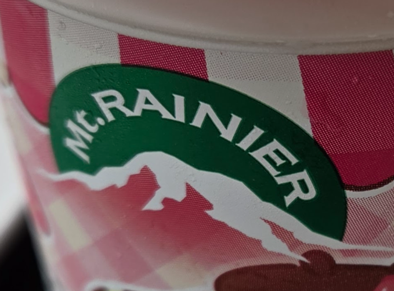 A Day for Soy Latte, particularly Morinaga Milk's Mt Rainier photo