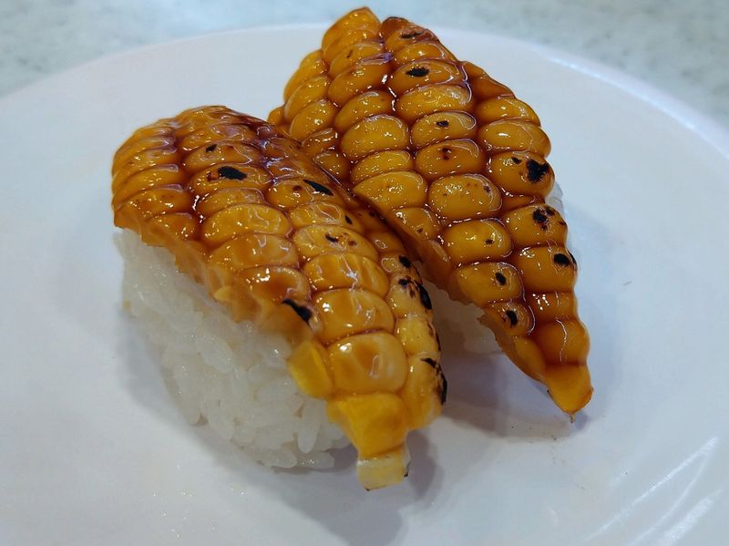 Surprisingly Fantastic Summer Corn Sushi at Kappazushi photo
