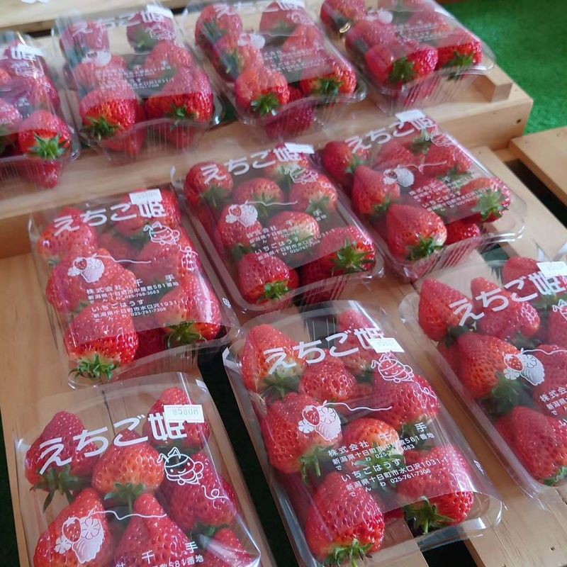 Things I didn't try early on: Echigohime strawberries photo