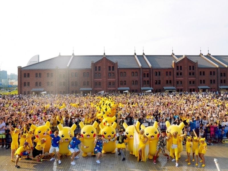 Yokohama braced for outbreak of 1,500 Pikachu, Summer 2017 photo