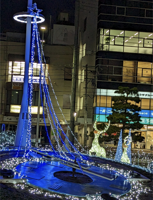 All the Lights Around Honshiogama Station photo