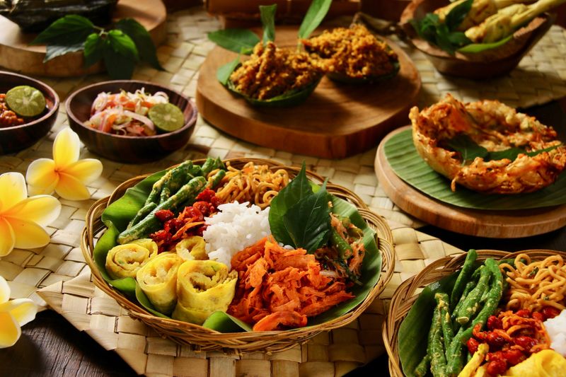 Salah menyajikan masakan Asia Tenggara: Observasi photo