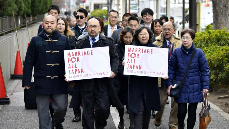 Gay Couples Seek Marriage Equality In Japan In Valentine S Day Suits