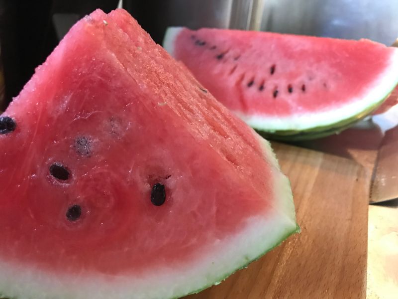 Don't judge a book by its cover: watermelon edition photo