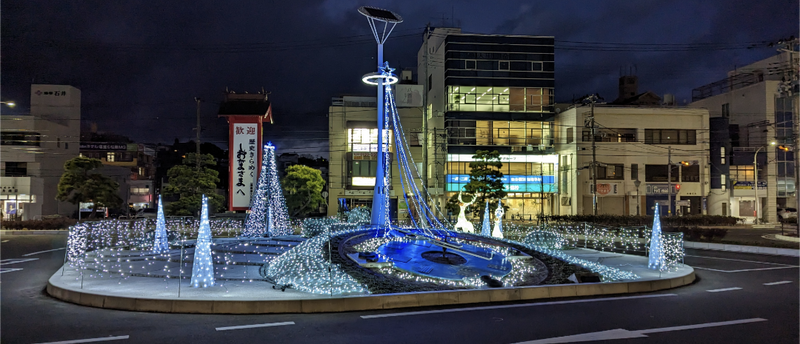 All the Lights Around Honshiogama Station photo