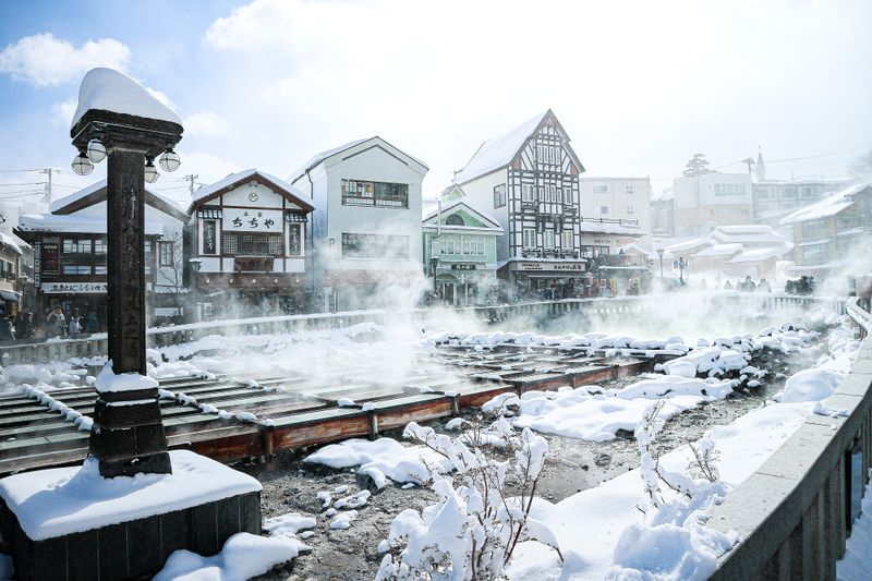 Japan's onsen in winter, the best season for a soak photo