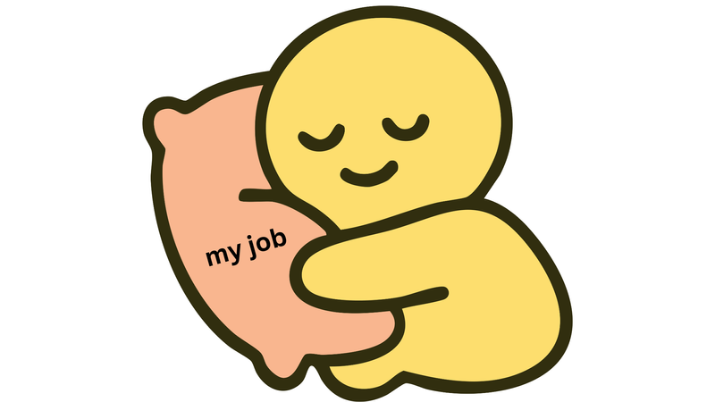 Job-hugging: the latest work trend photo