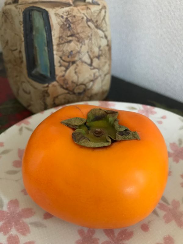 Finally tried my first persimmon - success! photo
