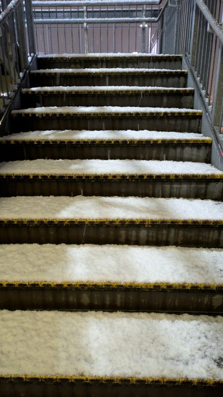 Stranded by snow photo