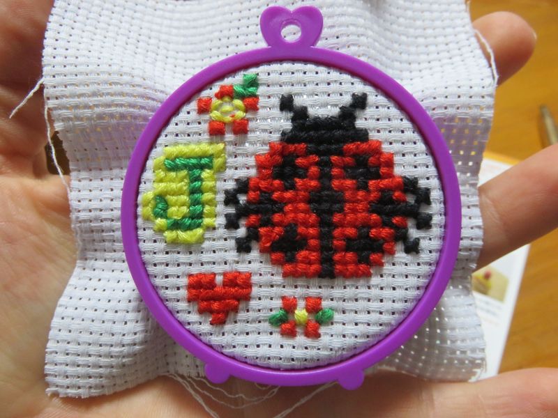 Cross stitch Kit from Seria photo