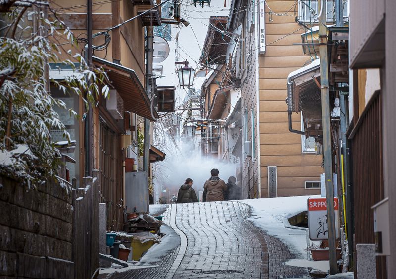 Japan's onsen in winter, the best season for a soak photo