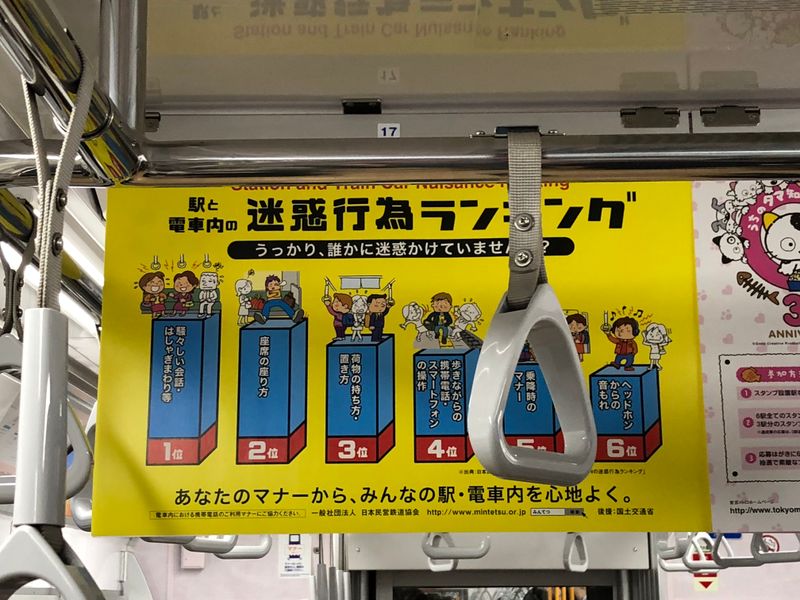 “Noisy conversation” still most annoying act endured on Japan’s trains photo