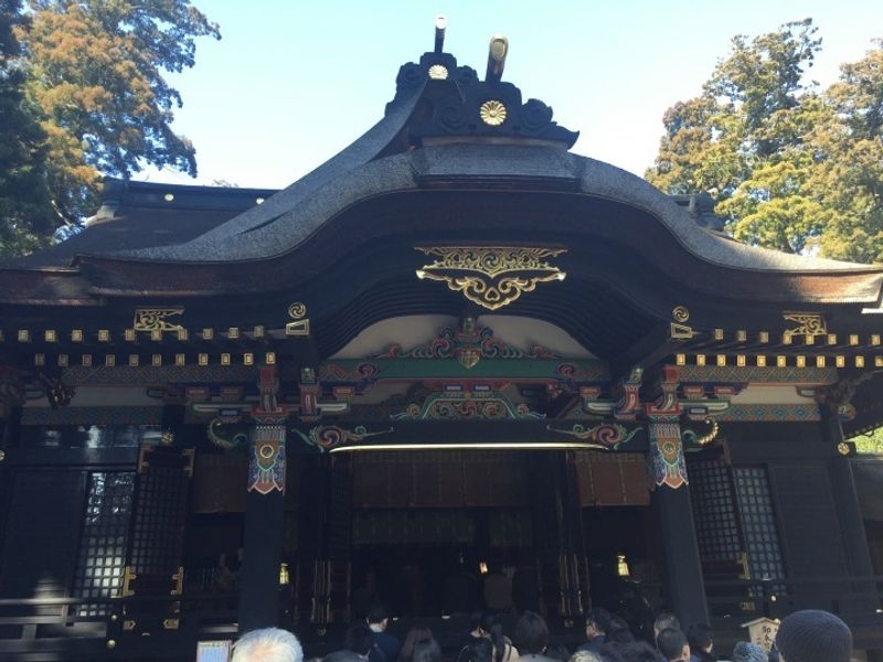 Mengunjungi Kuil di luar Tokyo (Kashima, Sawara) dan Motif Meiji zaman otentik photo