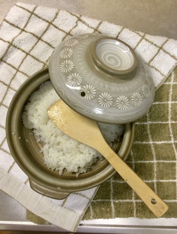 How to cook rice in a donabe photo