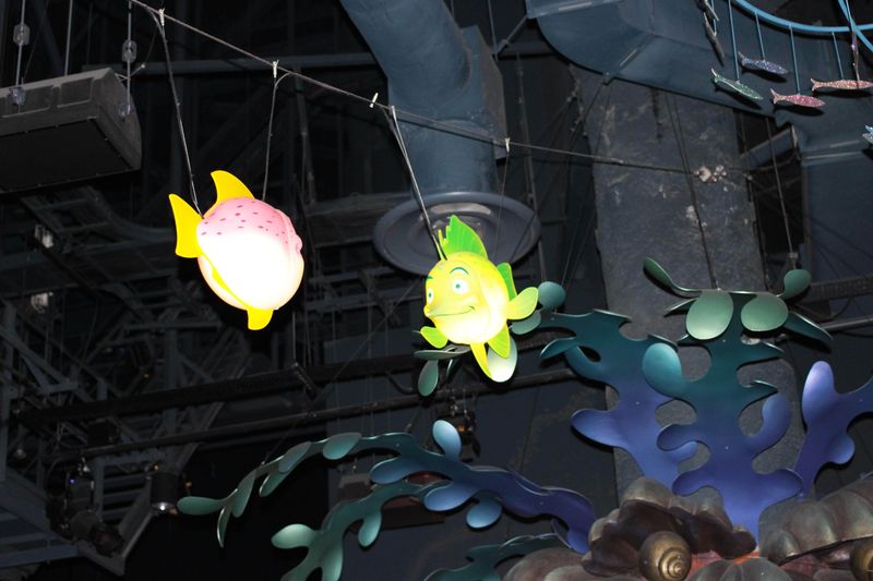 Amusement parks during rainy season photo