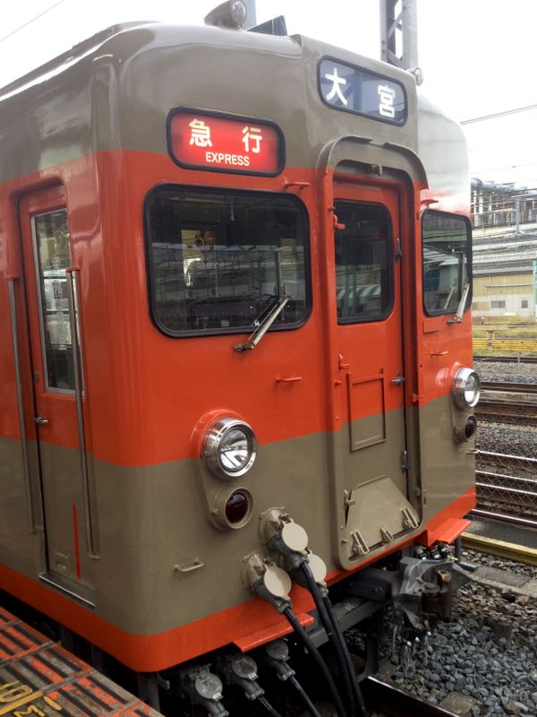Retro train livery for Tobu's 60th anniversary photo