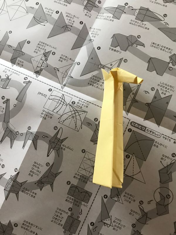Inexpensive crafts with kids: Origami photo